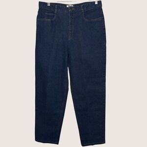 NWT Talbots Straight Leg Jeans Women 14 Dark Wash Stretch Denim Casual Everyday